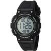 Armitron - Orologio sportivo da donna, digitale, con cronografo, cinturino in resina, 45/7086, Nero