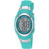 Armitron - Orologio sportivo da donna, digitale, con cronografo, cinturino in resina, 45/7046, Turquoise