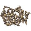 QUARKZMAN 40pz Chiodi Piccoli Piccoli 2.8mmx10mm(Dxl) Ottone Chiodi Hardware Chiodi Piccoli Chiodi Quadri per Scatole Decorative Fai da Te Legno Accessori Casa, Tonalità Bronzo