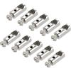 PATIKIL Morsetto per Cavo 8x17mm Filo Metallico Corda Morsetti 5pz Acciaio Cavo Morsetti 2.5mm 6.1mm Doppio BuchiRaccordi Morsetto con M4*0.7 Viti per Cavo