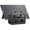 BLUETTI Generatore Solare EB3A con 100W Pannello Solare Incluso, 268Wh Centrale Elettrica Portatile 1 600W (1200W Picco) AC Uscia, LiFePO4 Batteria Backup per Campeggio all'Aperto, Emergenza