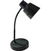BEL AIR HOME - Lampada da scrivania | metallo, altezza 40 cm, base 15 cm | interruttore on/off, ideale ufficio e comodino | E-27, Dallas nero