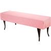 QUARKZMAN Copertura Cuscino per Panca Copertura per Panca da Pranzo Ottomana Antipolvere Lavabile Protettore Sedile Panca per Camera Letto Soggiorno Cucina, Rosa
