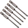 CoCud Punta Trapano Muratura Titanio, Dia Taglio 4mm Lunghezza 74mm Gambo Esagonale 1/4" Punta Carburo Trapano Calcestruzzo Giallo - (Applicazioni: per Legno Vetro Mattoni Cemento), 5pz