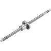 QUARKZMAN Vite a Ricircolo di Sfere SFU1204 (Diametro 12mm, Passo 4mm, Lunghezza 300mm) con Dado a Ricircolo di Sfere Kit Standard di Fine Lavorazione per Macchine CNC BK/BF12