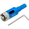 Teronbeta Punte per Trapano Diamantate 18 mm con Punte Guida di Centraggio, professionale Vacuum Brasato Sega a Tazza Diamantata per piastrelle, porcellana, vetro, marmo e ceramica