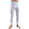 sesto senso Calzamaglia Lunga Uomo Cotone Biancheria Intima Pantaloni Termici Funzionali (L, Bianco)