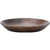 BTER Vassoio in legno, vassoio rotondo da portata, multifunzione per frutta per dessert(15cm)