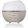 Millefiori Milano - Hydro Diffusore a Ultrasuoni Mezza Sfera Tortora - Diffusore Ambiente con LED Multicolore e Spegnimento Automatico, Ideale per Casa e Ufficio
