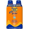 Banana Boat, protezione solare spray, sportiva, ultra efficace, largo spettro, SPF 30, 2 confezioni da 175 ml