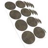 Adsamm FP-35-SA-BR-50-8-5 FP-35-SA-BR-50-8 - 40 feltrini ø 50 mm, colore: Marrone