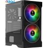 GAMDIAS PC case, Mid-Tower ATX GAMDIAS APOLLO E2 Elite Gaming , pannello in vetro temper