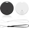 suuosl Localizzatore di chiavi 2 Pack, portachiavi GPS Tracker Bluetooth Key Finder Smart Tag Compatibile con iOS e Android | Localizzatore di oggetti per trovare chiavi, Materiale robusto, facile