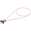 kwmobile Laccetto Portauricolari Compatibile con Samsung Galaxy Buds 3 / Soundcore P20i / Wave Beam/Fun Air PRO 4 - Cordino Porta Cuffie in-Ear - Laccio Cuffiette Magnetico Rosa Antico