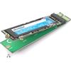 BRAINZAP M.2 M2 NVMe SSD a PCI-E PCI-Express PCIe x1 adattatore convertitore scheda M, M+B Key