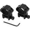 FOCUHUNTER Basso Profilo Anelli di Portata - 25.4mm Mount Rings Adattatore con 20mm Weaver/Picatinny Rail