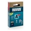 Novus Punti tipo A 53/8 mm per fissatrici Novus J13, J17, J27 Silver - conf. 2000 pz - H205308