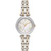 Michael Kors Orologio Laney da donna, movimento al quarzo a tre lancette con cinturino in acciaio inossidabile, 30 mm, Argento e oro