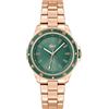 Lacoste Orologio Analogico al Quarzo da Donna Collezione SANTORINI con Cinturino in Acciaio Inossidabile Color Oro Rosso - 2001372