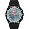 Diesel Orologio Analogico al Quarzo Uomo con Cinturino in Pelle DZ4679, Nero e Blu