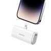 Anker 621 Power Bank con connettore Lightning integrato, caricabatterie portatile wireless da 12 W certificato MFi 5.000 mAh, compatibile con iPhone 14/Pro/Plus/Pro Max, iPhone 13 e serie 12(Bianca)