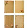 GIEEU Kit Sobres y Cartas Vintage Envelopes con 16 Fogli, 8 Buste, 8 Chiavi Retrò, 8 Corde di Canapa e 8 Adesivi Sigillanti per Lettere d'Amore, Inviti di Nozze e Letter Thank You Letter