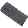 Jongo® - Guscio per Carta Chiave Compatibile con Renault Scenic 2 Megane 2 Clio 3 Grand Scenic | Cover Smartcard Telecomando Mani Libere 3 Tasti | Specialista dal 2011