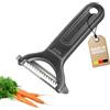 Westmark Taglierino a Julienne Veloce, Special Black Edition, Pelapatate per strisce sottili, carote, cetrioli e zucchine, Antracite