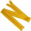 Aerzetix - Set di 8 Cerniere Lampo a Spirale N°5 55cm separabili con cursore - in Metallo Nylon Poliestere - Colore Senape - per Cucito Artigianato creazioni Tessili