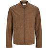 JACK & JONES Jjedylan Clean Faux Suede Jacket Noos Giacca in Similpelle, Nero, XL Uomo