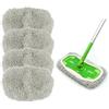katmerio 4 panni riutilizzabili per Swiffer Sweeper Mop, Panni umidi con elevata assorbimento di acqua e sporco