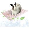 FOSDICK Tappetino Refrigerante per Coniglio, 41x30cm Tappeto Refrigerante per Coniglio, Tappetino Rinfrescante per Conigli, Cincillà, Criceto Porcellino d'India e Altri Piccoli Animali Domestici, Rosa