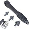 Generic Chiave per mandrino, chiave per mandrino per trapano, chiave inglese con clip per trapano elettrico | Set di chiavi di bloccaggio ganasce con punte elettriche da 10/13/16 mm