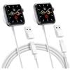 aceyoon Caricatore per Apple Watch, 2 Pezzi Cavo per Apple Watch 1M, Cavo Caricatore Magnetico per iWatch con Adattatore USB C USB per iWatch 9 8 7 6 5 4 3 2 SE Ultra