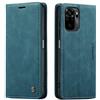 owlhold Cover Xiaomi Redmi Note 10 4G (Non per 5G) Custodia Redmi Note 10S Portafoglio Flip[Antiurtoo][Cavalletto][Carta Fessura] Cover Pelle per Redmi Note 10 4G/Note 10S/POCO M5S 4G -Blu verde