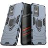 Max Power Digital Cover per Realme GT Neo 3 con Anello, Custodia Supporto Magnetica Rigida Resistente Antiurto Doppio Strato Protettiva Calamita Bumper Case (Blu Navy)