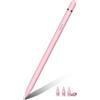 HATOKU Penna per iPad 2018-2025, Pencil 1 Generazione con Ricarica Rapida, Allinclinazione, Rifiuto del Palmo, Pen per i-Pad Air 3-5ª/11/13, Mini 5/6ª, iPad 6-10ª, Pro 11/12,9(3-6ª)/13 (Rosa)