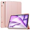 ZtotopCases Custodia per iPad Air 13 2024/Pro 12,9 Pollici 2018, Ultra Smart Cover con Pencil Holder, Funzione Auto Accensione/Spegnimento,Supporta Pencil per iPad Air/Pro 13/12,9 2024/2018, Rosa