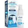 Udivita Spray Detergente per Apparecchi Acustici - Detergente con Spazzola Udinett 30ml - Rimuove Sporco e Cerume Effetto Igienizzante Immediato - Pulizia Auricolari Cuffiette Bluetooth - Formula Senza Alcol