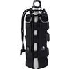 Colexy Portaborraccia Zaino,Regolabile Porta Borraccia Zaino,Nylon con Coulisse, Adatto per Escursioni All'Aria Aperta, Campeggio, Trekking (Nero)