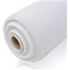 FLYZZZ Zanzariera per finestre, durevole finestra schermi insetti maglia rete 120X500cm bianco vetroresina zanzariera per finestra e porta