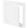 Vent Systems - Pannello di accesso 150 x 150 mm, porte di facile accesso, plastica ABS, pannello di accesso per cartongesso, parete e soffitto, copertura per porte elettriche e idrauliche