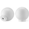 SPDYCESS 4 Pezzi Pomelli per Mobili in Alluminio Pomello per Armadi in Metallo con Viti Maniglie Rotondo per Cassetti Cucina Camera da Bambini