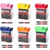 Geinxurn Impact - Set di punte per cacciavite Torx, 90 pezzi, 50 mm, magnetiche, in acciaio S2, con scatola colorata