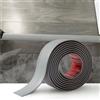 Zayejod Striscia di Transizione per Pavimenti in Laminato Striscia di Soglia Profilo di Transizione Autoadesivo PVC e Vinile,Giunzione per Pavimenti (2M,5cm Grano Di Legno Grigio Chiaro)