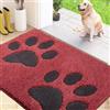 FCSDETAIL Zerbino Interno 80 x 120 cm, Tappetino Antiscivolo e Lavabile in Lavatrice, Tappetino d'Ingresso Assorbenti per Cane, Ingresso, Porta, Corridoio