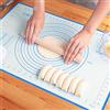 HOOMIL Tappetino Da Forno In Silicone Antiaderente – 80x60cm – Con Guide Di Misurazione