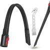 BouGPeng Bocchetta Flessibile Dyson 58cm Accessorio Aspirapolvere Lancia | Ugello Lungo Estensibile per Fessure Compatibile Dyson V15 V12 V11 V10 V8 V7 Gen5