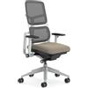 Steelcase Sedia ergonomica per ufficio Steelcase Please Air con supporto lombare regolabile Truffle/Merle; Prodotto in Europa