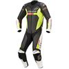 Alpinestars GP Force Chaser Abito monopezza in pelle moto (Black/White/Red/Yellow,56)